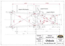 Plans cotés châssis