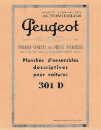Planches des ensembles descriptives 301 D