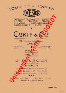 Extrait catalogue Excelsior 1934