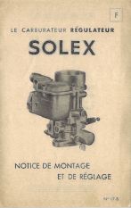 Notice Solex N° 17-B Type R