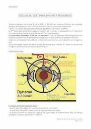 Réglage débit dynamo 3 balais (J-L PENIGUET)