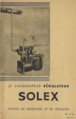 Notice Solex N° 17-A Type R